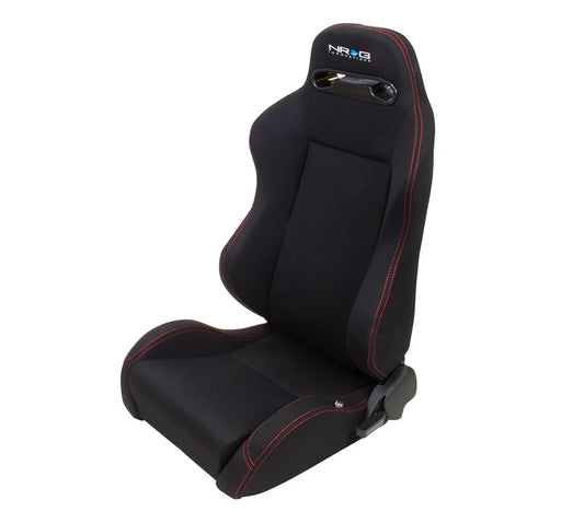 Asiento reclinable estilo Type R negro