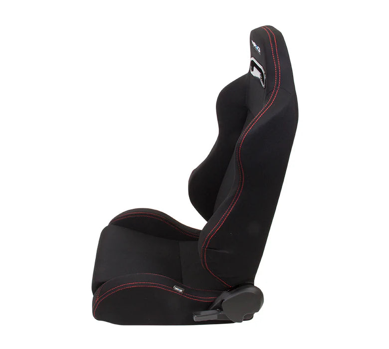 Asiento reclinable estilo Type R negro